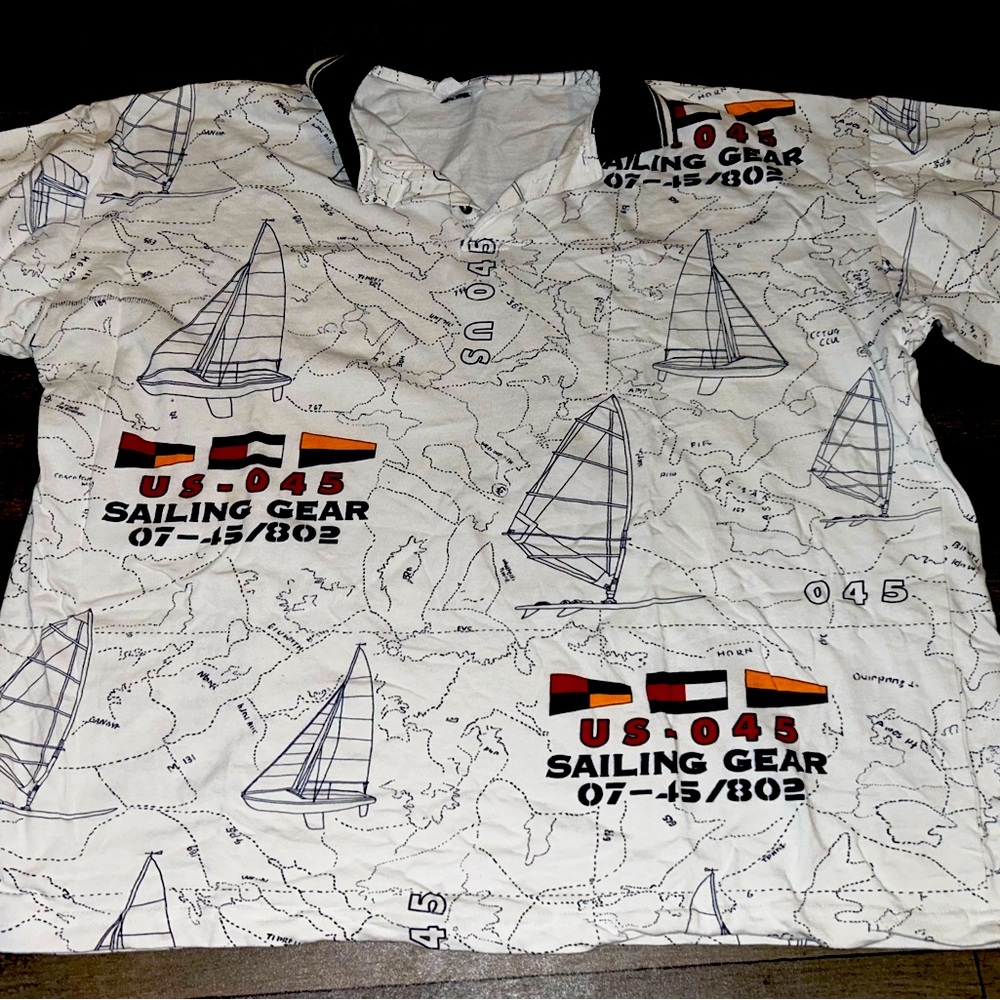 Vintage Nautica Polo shirt size 3XL (body fit)